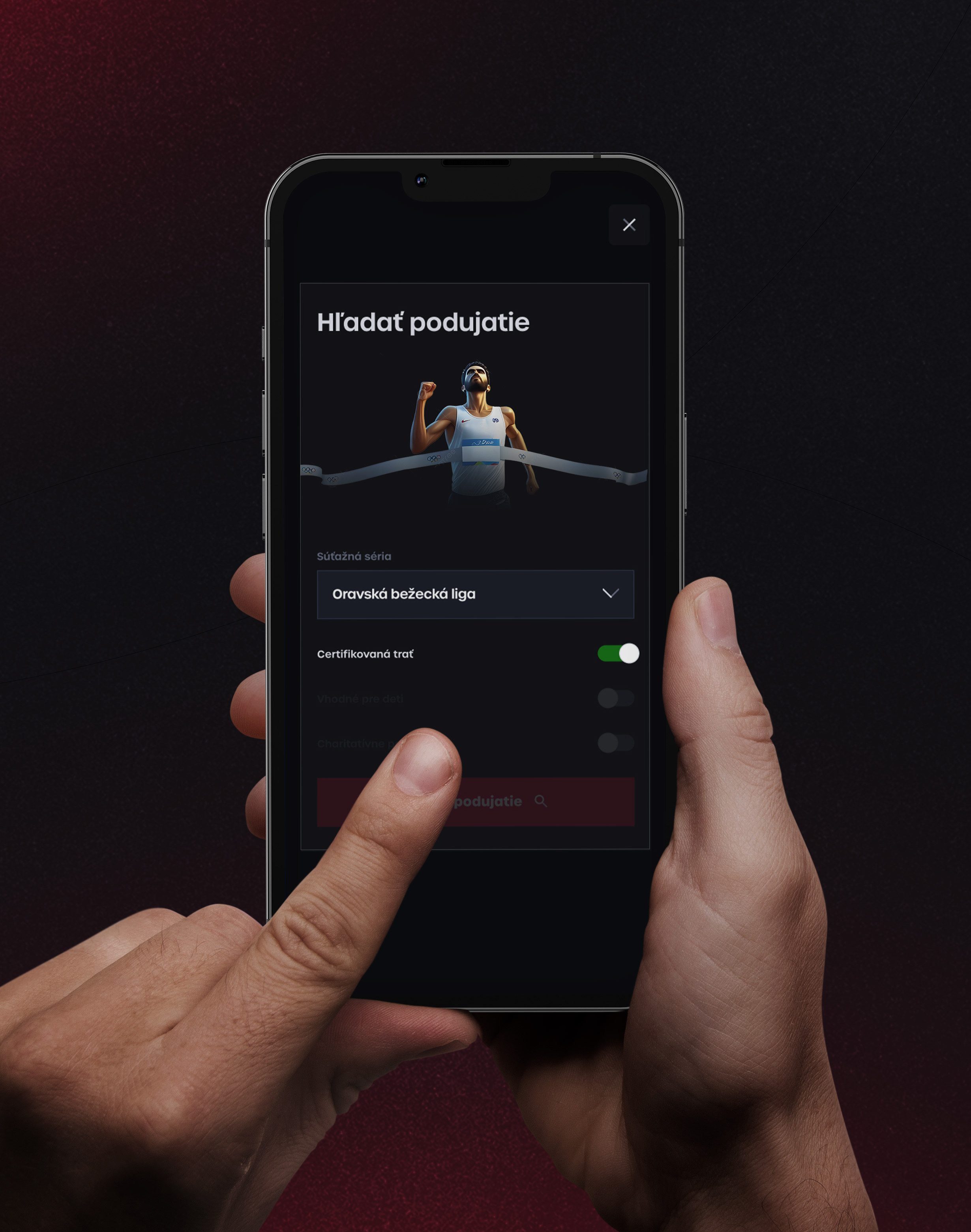 Filtrácia súťažnej série